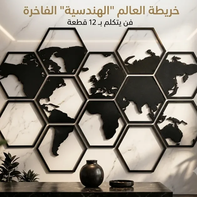 خريطة 12 قطعة 90CM 60CM